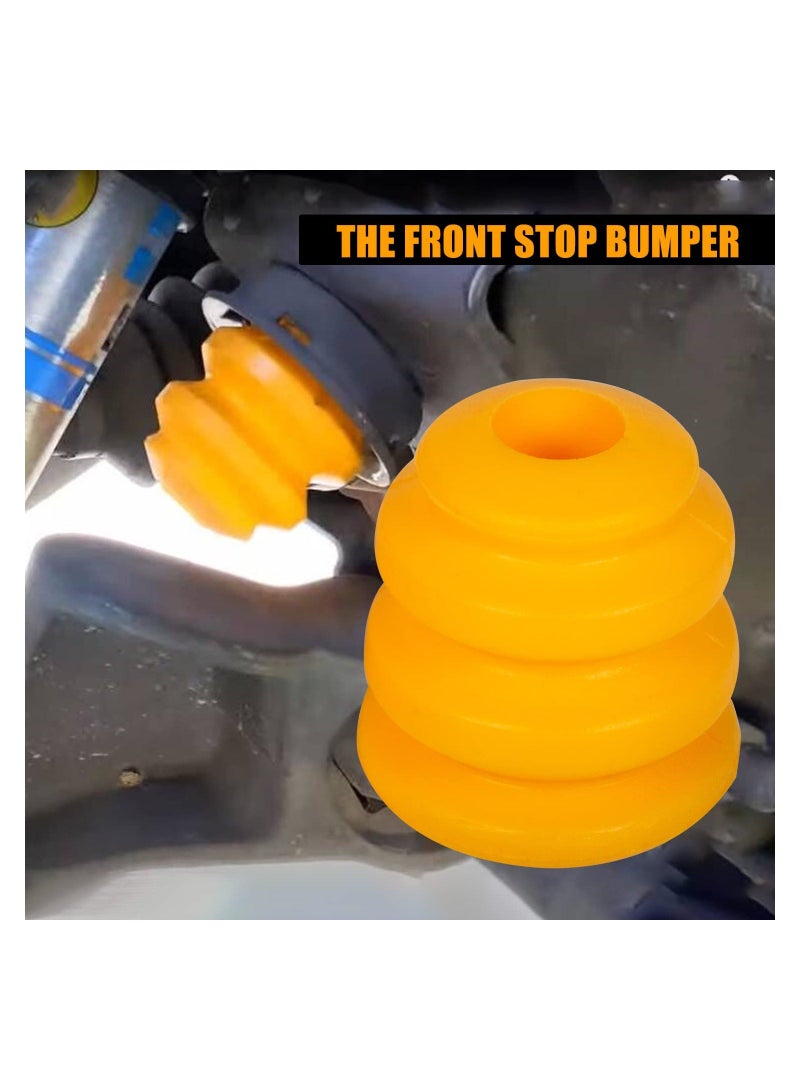 Two Control Arm Bumpers and Two Control Rear Axle Bumpers Replace 15153958 905-208 15039397 Compatible with Chevy Suburban Avalanche GMC Yukon (Arm Bumpers and Axle Bumpers) - Image 3